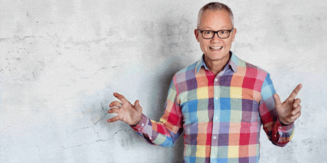 “Skrattet och humorn är ett sätt att fånga känslan hos publiken”