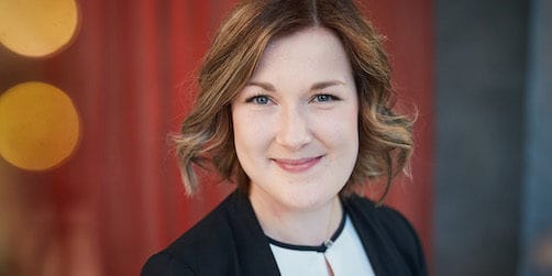 Hon har chans att ta hem priset Årets unga ledande kvinna 2018