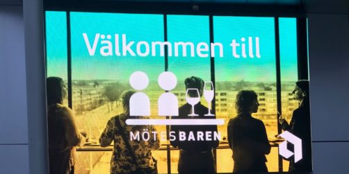 Mingelbilder från Mötesbaren på Uppsala Konsert & Kongress