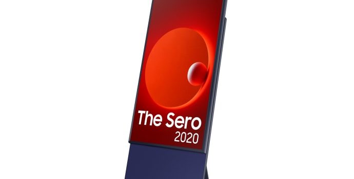 Säljstart för Samsungs första roterande TV