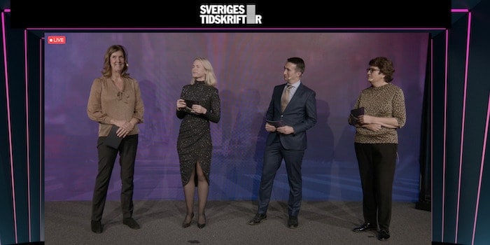 Vinnaren av årets event på tidskriftspriset 2020