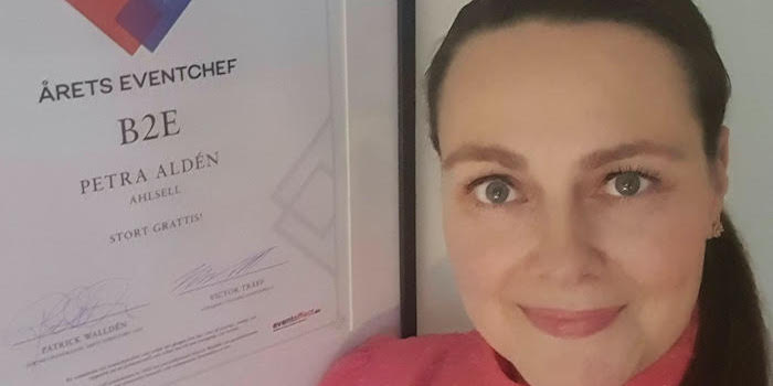 Petra Aldén vinnare av Årets Eventchef B2E 2020