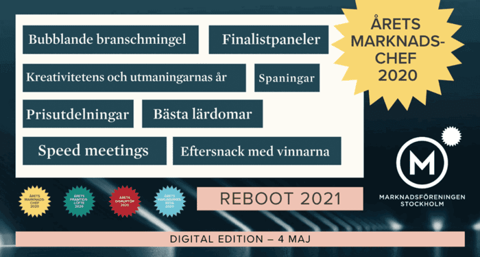 De kan vinna utmärkelsen Årets Marknadschef 2020
