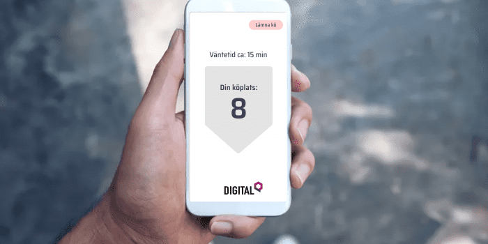 Äntligen! | Nu kan besökarna köa digitalt i mobilen