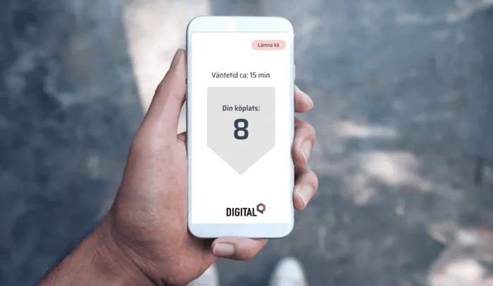 Äntligen! | Nu kan besökarna köa digitalt i mobilen