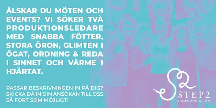 Step2 Communication söker två produktionsledare