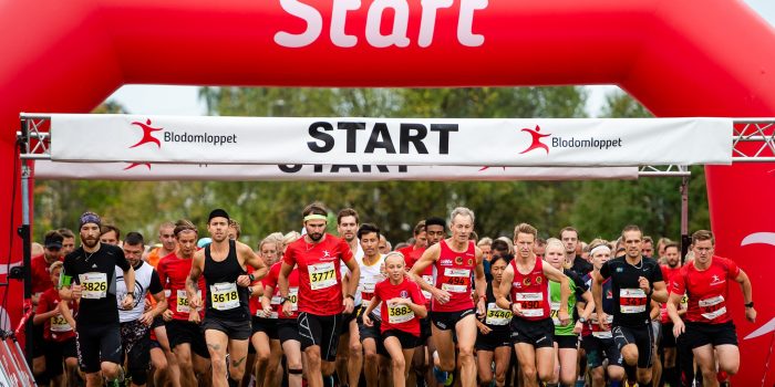 Blodomloppet ser fram mot en fysisk turné –  arrangerar lopp med 900 deltagare