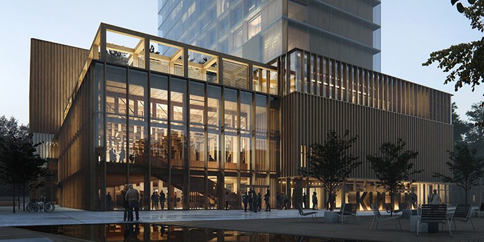 Välkommen till Sara Kulturhus, ett av världens högsta trähus