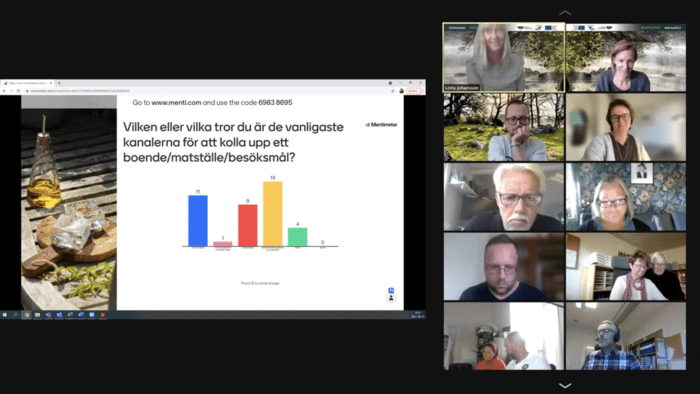 Blekinges besöksnäring deltog i seminarium för ökad synlighet och bokningsgrad