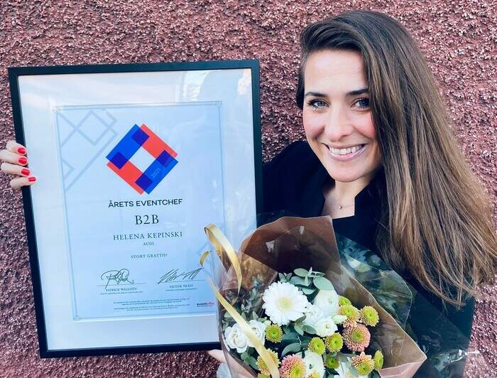 Helena Kepinski vinnare av Årets Eventchef B2B 2021