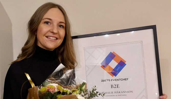 Nathalie Håkansson vinnare av Årets Eventchef B2E 2021