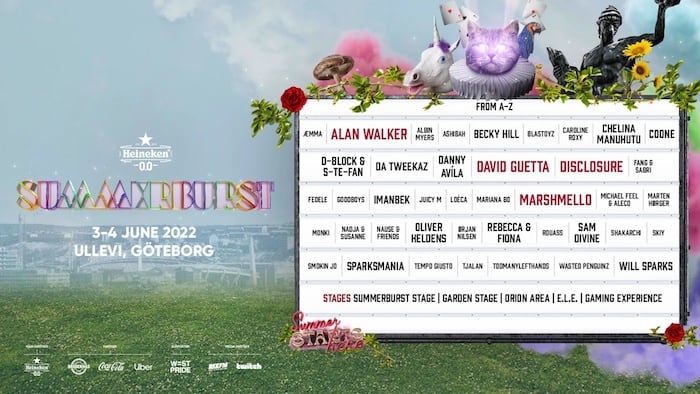 Summerburst först ut när festivalsommaren återvänder 