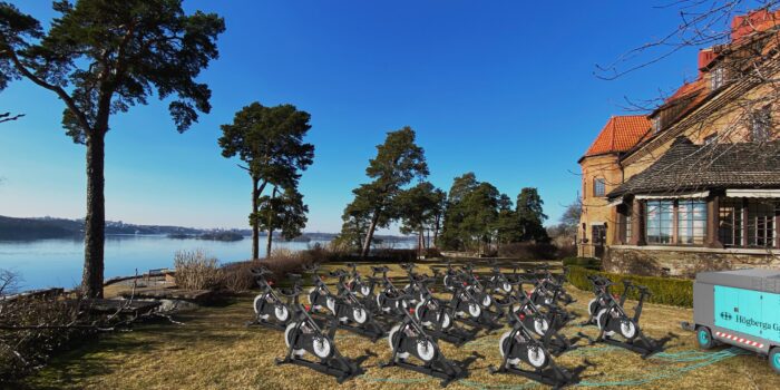 Varje framtrampat hjulsnurr omvandlas till poäng som kan användas för att betala mat, dryck och logi
