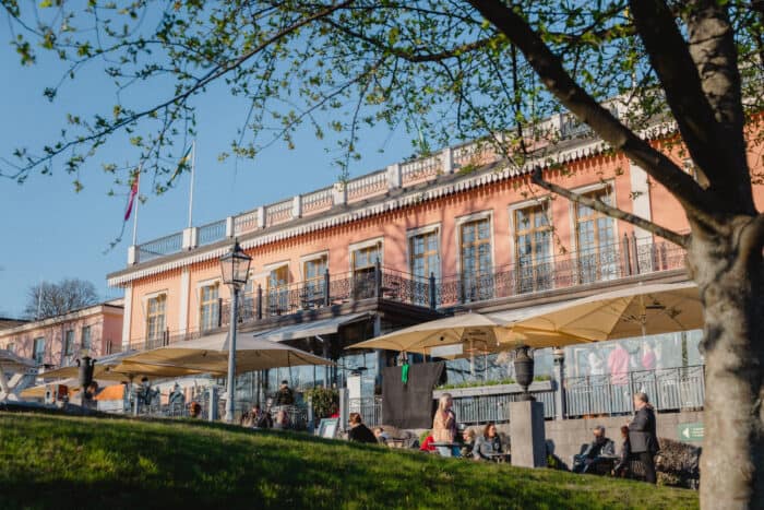 Mer än lyckat väder på Hasselbackens terrassinvigning! Foto: Julia Viklund